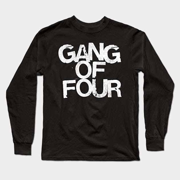 Gang Of Four -- Original Fan Art Design Long Sleeve T-Shirt by CultOfRomance